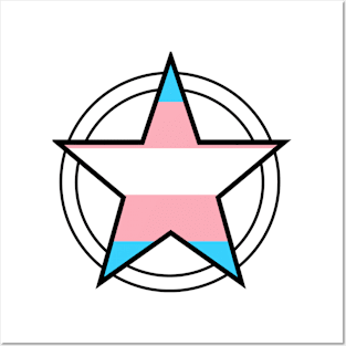 Trans Pride Pentacle Posters and Art